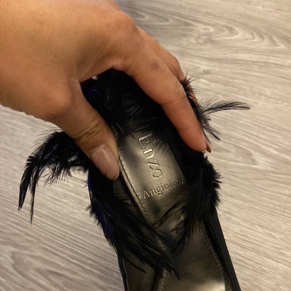 Enzo angioloni high heel size 40 with feathers - Picture 5 of 6